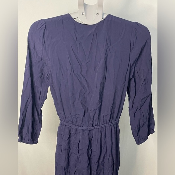 DR2 Daniel Rainn Blue Blouson Long‎ Sleeve Shirt Style Dress Small Nautical - Picture 7 of 10